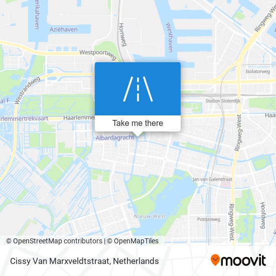 Cissy Van Marxveldtstraat map