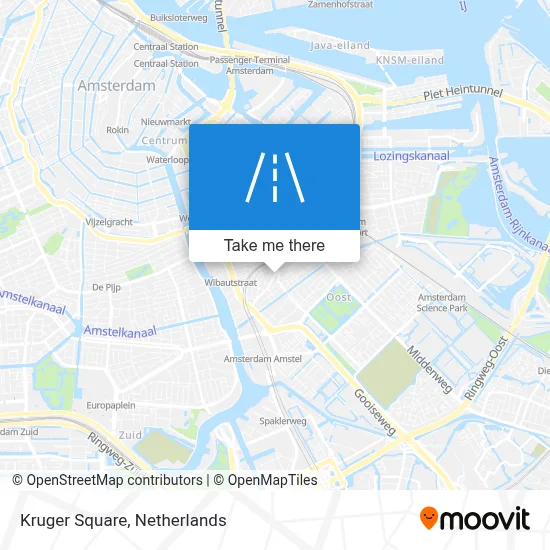 Krugerplein map