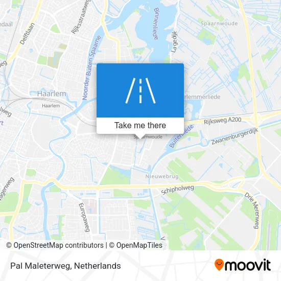 Pal Maleterweg map