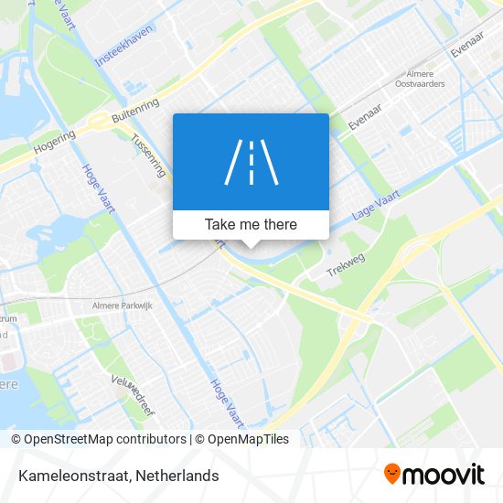 Kameleonstraat Karte