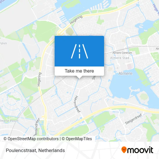 Poulencstraat map