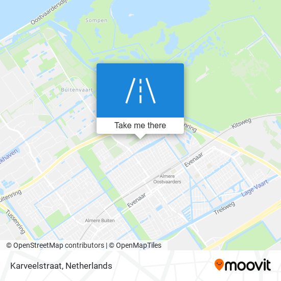 Karveelstraat map