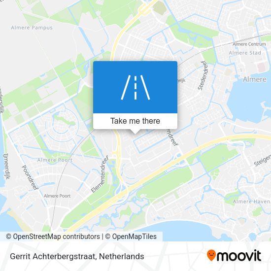 Gerrit Achterbergstraat map