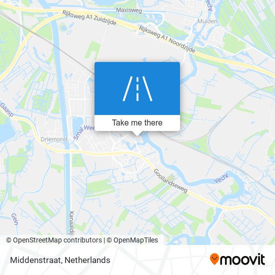 Middenstraat map