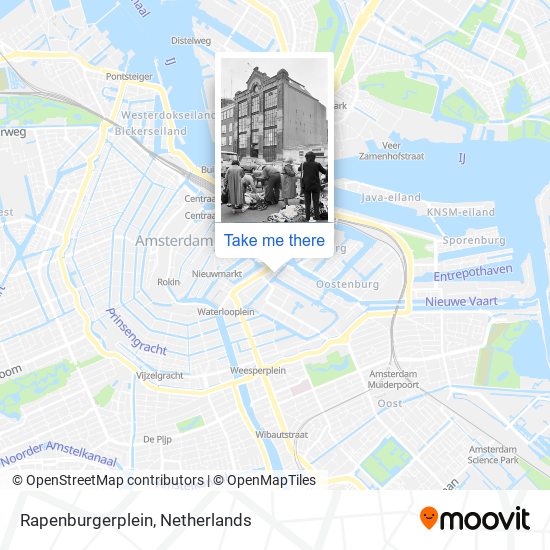 Rapenburgerplein map