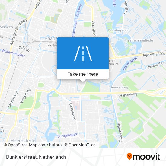 Dunklerstraat map