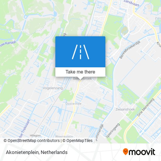 Akonietenplein map