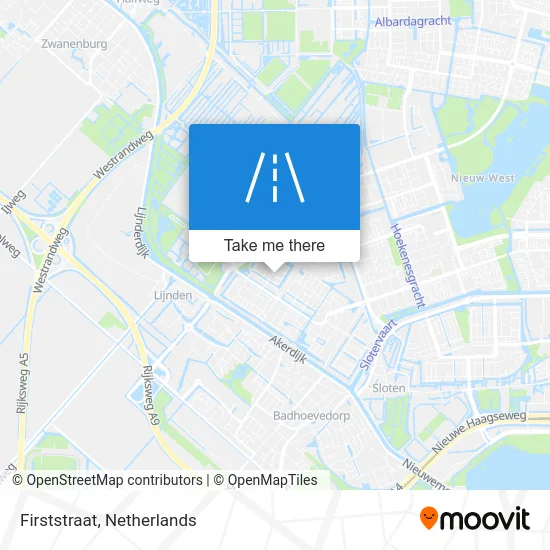 Firststraat map