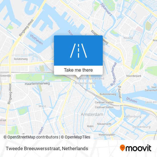 Tweede Breeuwersstraat map