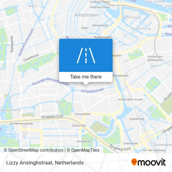 Lizzy Ansinghstraat map