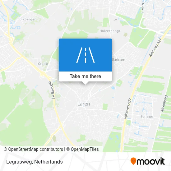 Legrasweg map