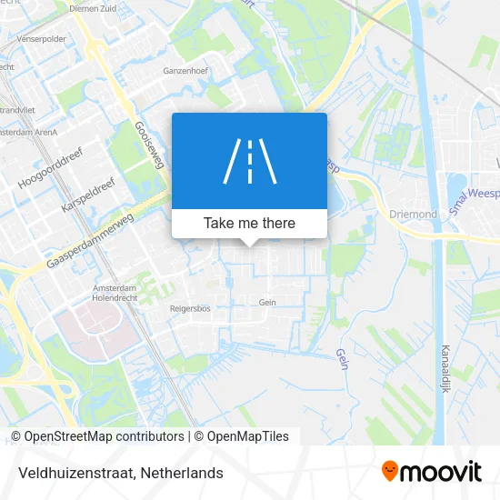 Veldhuizenstraat map