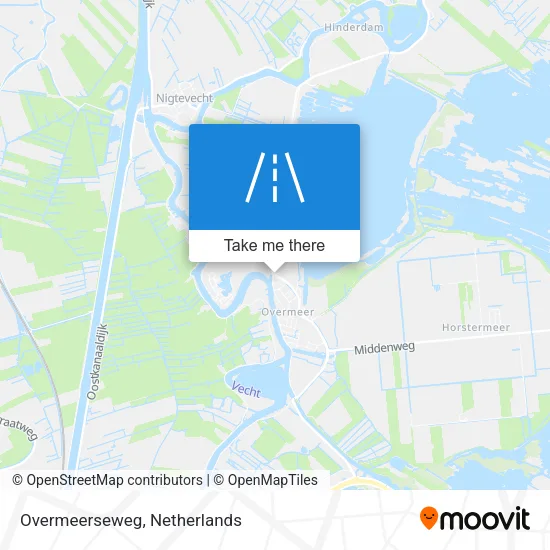 Overmeerseweg map