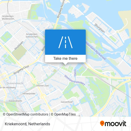 Kriekenoord map