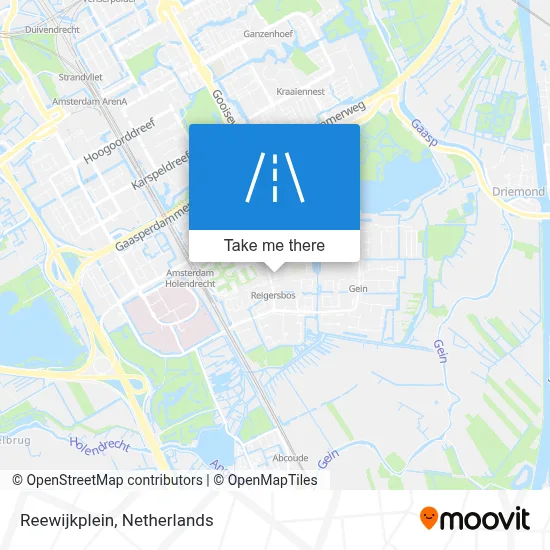 Reewijkplein map