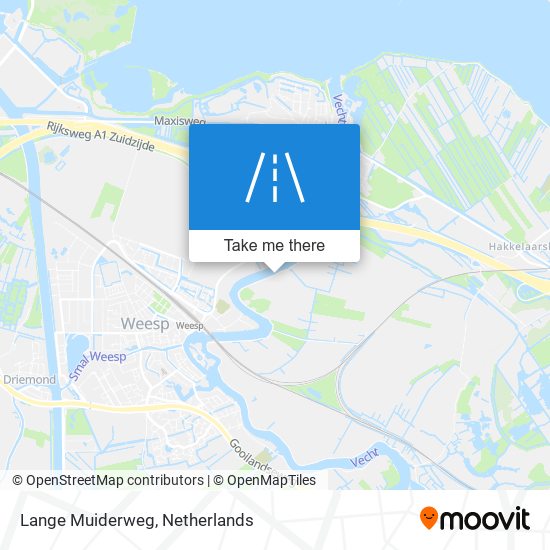 Lange Muiderweg Karte