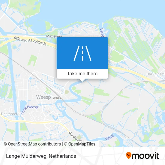 Lange Muiderweg map