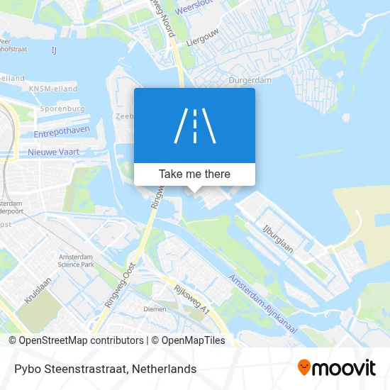 Pybo Steenstrastraat map