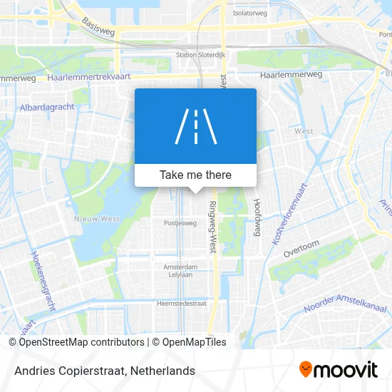 Andries Copierstraat map