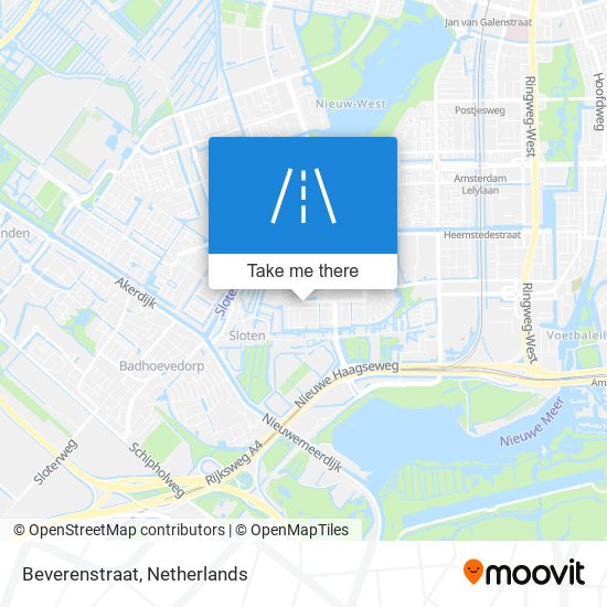 Beverenstraat Karte