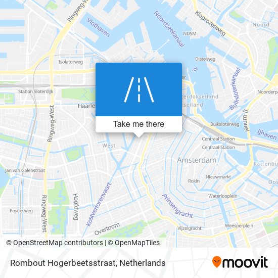 Rombout Hogerbeetsstraat map