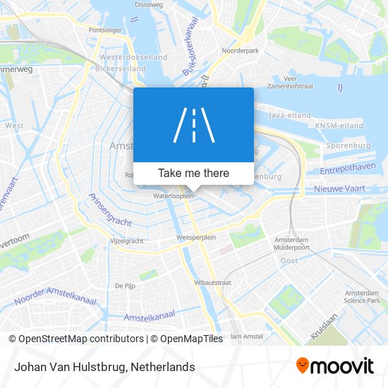 Johan Van Hulstbrug map