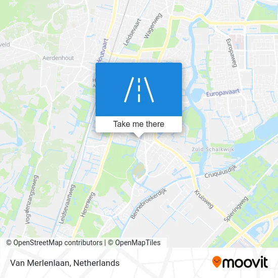 Van Merlenlaan map