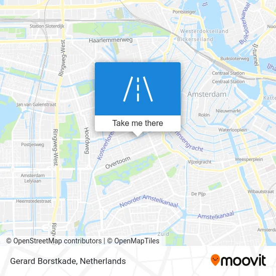 Gerard Borstkade map