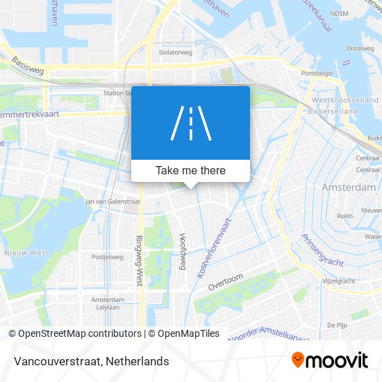 Vancouverstraat map