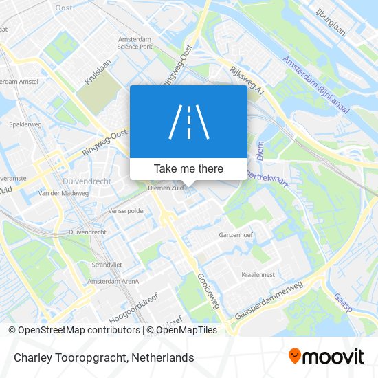 Charley Tooropgracht map