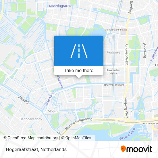 Hegeraatstraat map