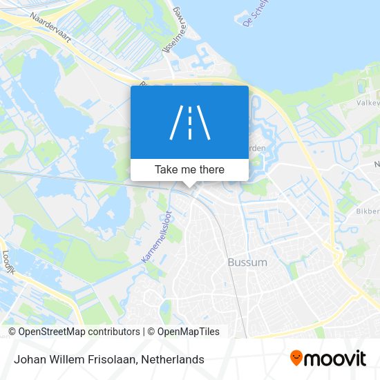 Johan Willem Frisolaan map