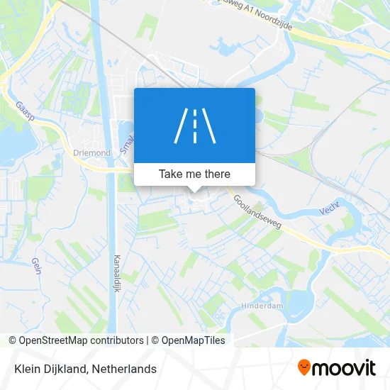 Klein Dijkland map