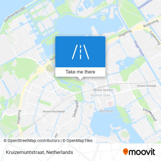Kruizemuntstraat Karte