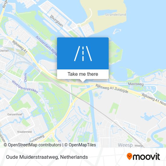 Oude Muiderstraatweg map
