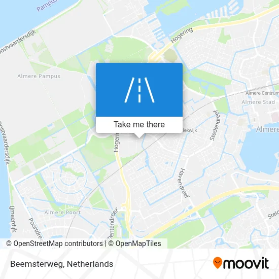 Beemsterweg map
