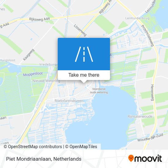 Piet Mondriaanlaan map