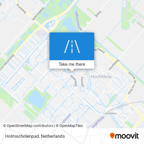Holmscholenpad map
