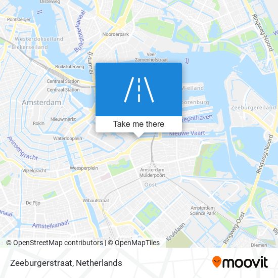 Zeeburgerstraat map