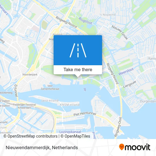 Nieuwendammerdijk map