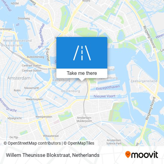 Willem Theunisse Blokstraat map