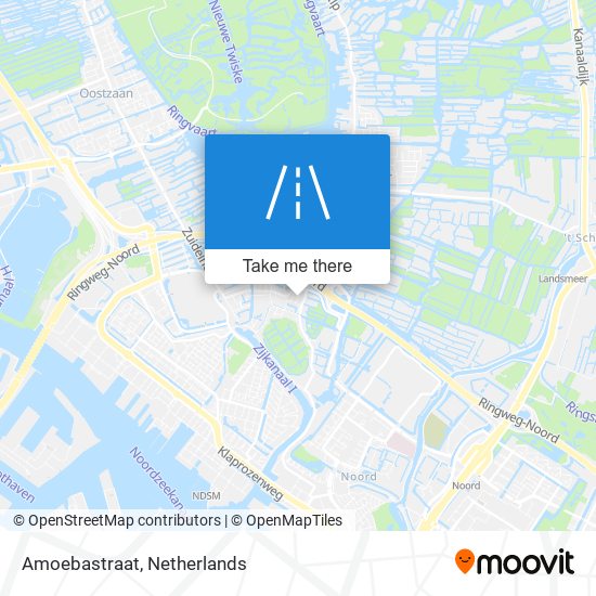 Amoebastraat map