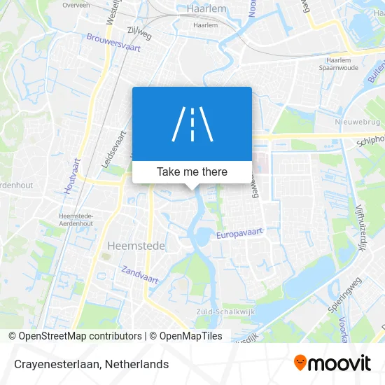 Crayenesterlaan map