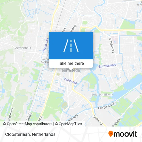 Cloosterlaan map