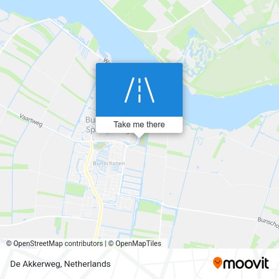 De Akkerweg map