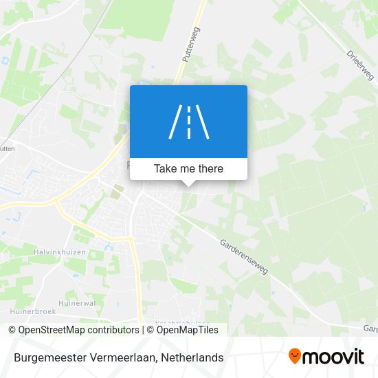 Burgemeester Vermeerlaan map