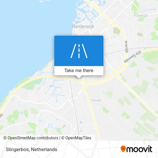 Slingerbos map
