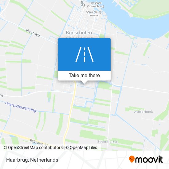 Haarbrug map