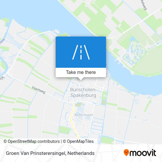 Groen Van Prinsterersingel map