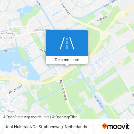 Jool-Hulstraat/De Strubbenweg map